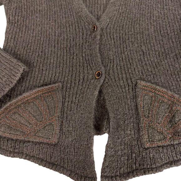 Biscuits Miss Aventures 2-Button Mohair Blend Cardigan size M - Picture 4 of 8